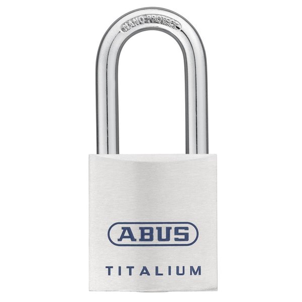 Abus 80TI by 40HB40 C KD Titalium Aluminum Alloy Keyed Different Padlock AB1963